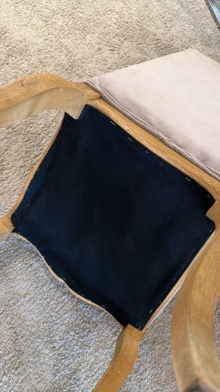 Sillas de comedor beige y gris