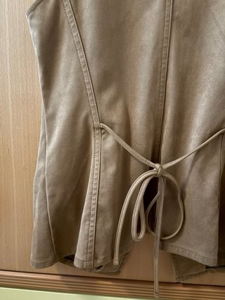 Chaleco Stradivarius Camel Talla S