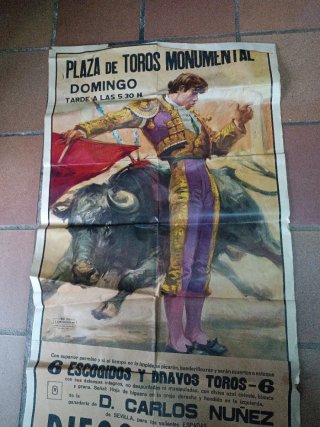 Cartel Plaza de Toros Monumental - Corrida de Toro