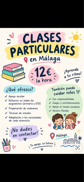 Clases particulares Malaga