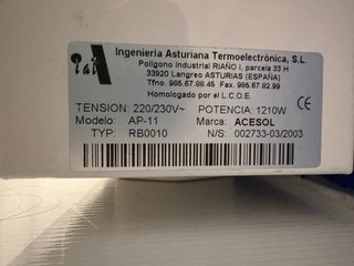 Radiador Eléctrico ACESOL