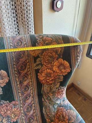 Pareja Sillones Clásicos Orejeros Tapizados
