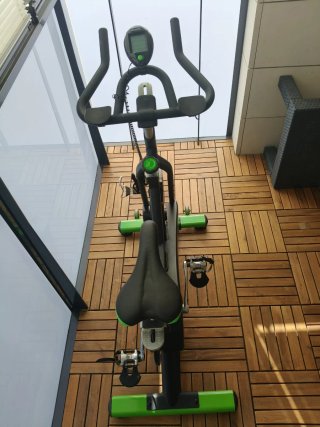 Bici Spinning Salter PT-1590 Negra/Verde