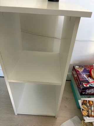Mesa de estudio blanca L