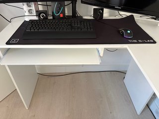 Mesa de estudio blanca L