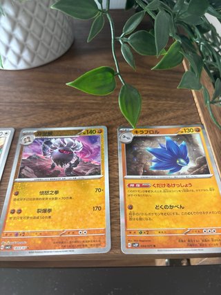 Lote 5 Cartas Pokémon Edición Asia