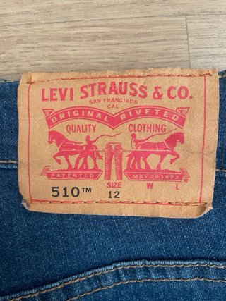 Pantalón vaquero Levi's 510 skinny talla 12