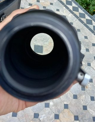Cámara Zenit Photosniper con filtros