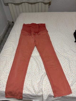 Pantalón premamá vaquero y negro