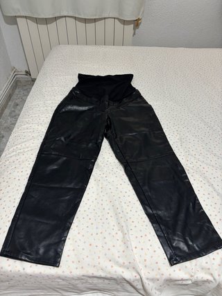 Pantalón premamá vaquero y negro