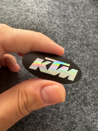 Pack 8 Pegatinas KTM Holográficas
