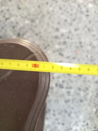 Mesa auxiliar antigua mármol y madera