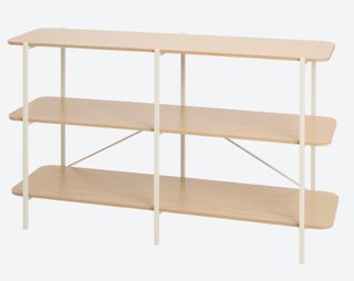 Estantería Metálica y Madera Beige
