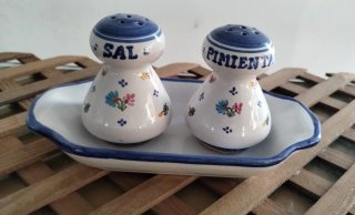 JUEGOS SAL Y PIMIENTA CERÁMICA nuevos