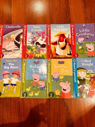 8 Libros Infantiles Inglés | Ladybird |nivel 1-3