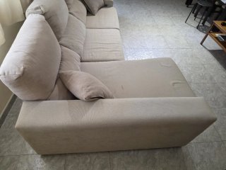 Sofá Chaiselong Beige