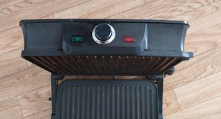 Plancha de asar eléctrica acero inoxidable