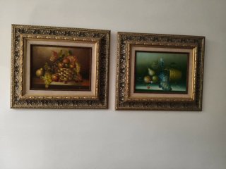 2 Cuadros Decorativos Frutas