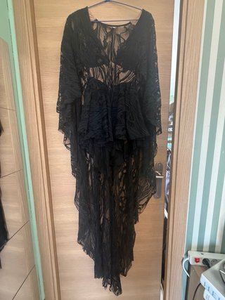 Vestido/mono Lencero Boho Chic Ibiza Negro