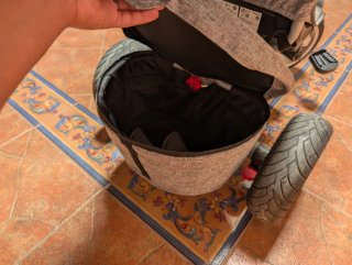 Triciclo infantil convertible con almacenaje