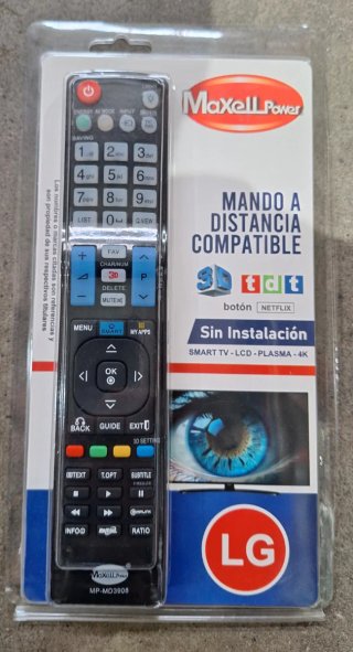 Mando a Distancia Maxell para TV LG