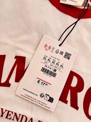 NUEVA Camiseta Camarón (Pull&Bear)