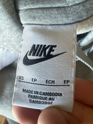 Felpa Nike con cappuccio grigia - Taglia XS