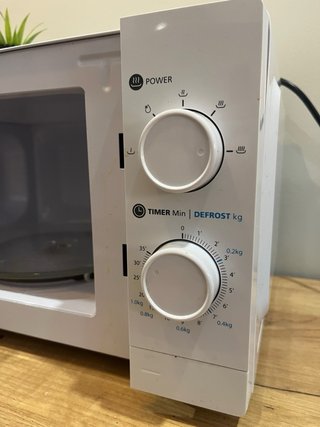 Microondas Aro Blanco