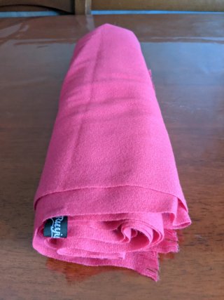 Sciarpa maxi Ruyisa arancione e rosa