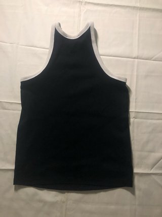 Camiseta tirantes Mango negra