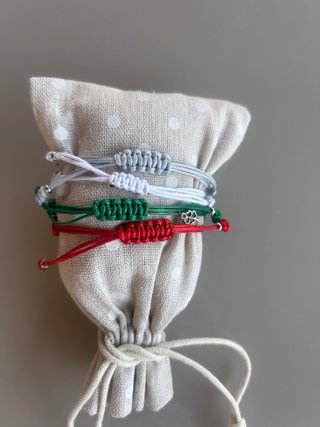 Pulsera Ojo Turco Hilo Encerado Ajustable