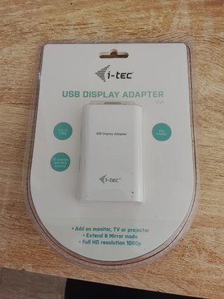 Adaptador USB a VGA i-tec Full HD 1080p