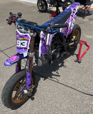 Pit bike 212cc circuito supermotard