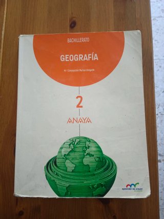 Geografía, 2 Bachillerato
