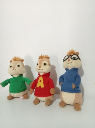 Lotto 3 Pupazzi Alvin marca Ty