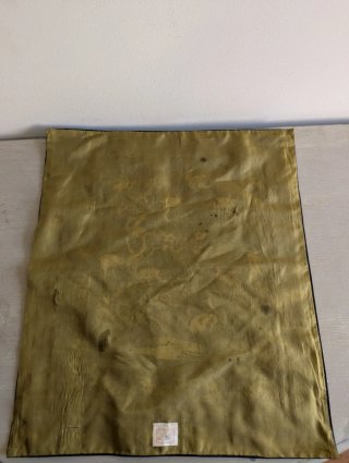 Antiguo bordado seda china grullas
