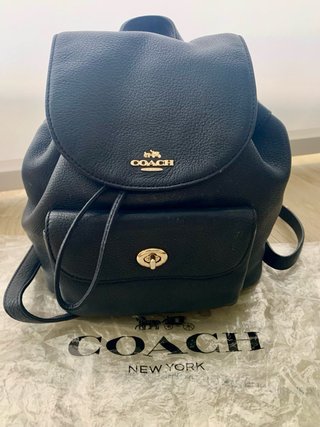 Mochila Mini Coach azul