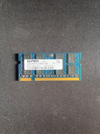 Memoria RAM ELPIDA 2GB PC2-6400S-666