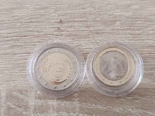 Monete Euro 2€ e 1€ Bulgaria 2026 comuni