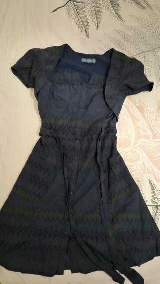 Vestido Skunkfunk Azul con torera a juego