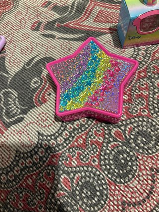 Estuche Maquillaje Estrella Arcoíris