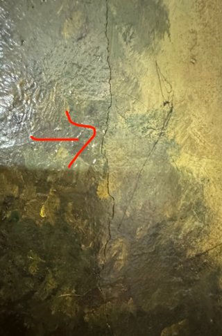 Quadro d'epoca olio su tela Paesaggio primi 900