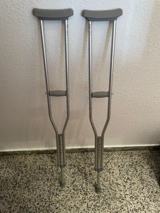Muletas ortopédicas (usadas 1 semana)
