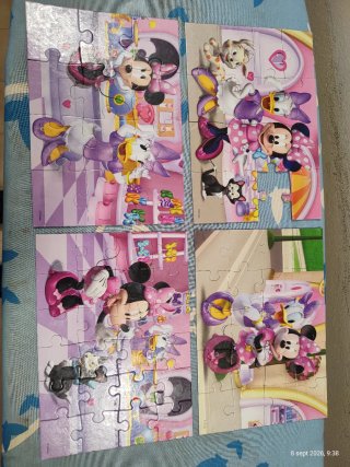 Lote 12 Puzzles Infantiles Disney
