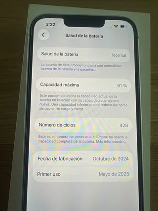 iPhone 16e completo y en perfecto estado, solo