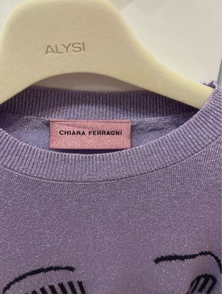 Maglioncino Chiara Ferragni glitter