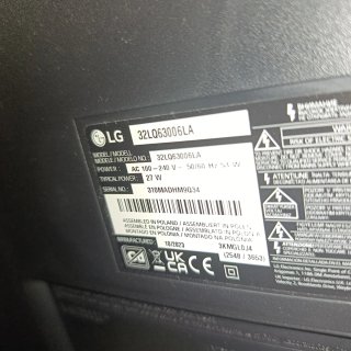 Televisor LG 37 Negro/Plata