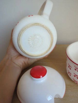Set vintage Waechtersbach con zuccheriera e latteiera
