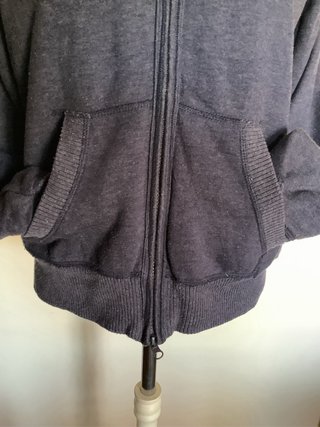 Rivers Vintage felpa teddy blu navy beige cozy Y2k