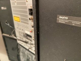 Mini equipo de música SANYO
